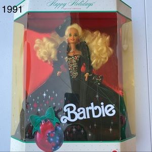 Unopened 1991 Holiday Barbie 💚